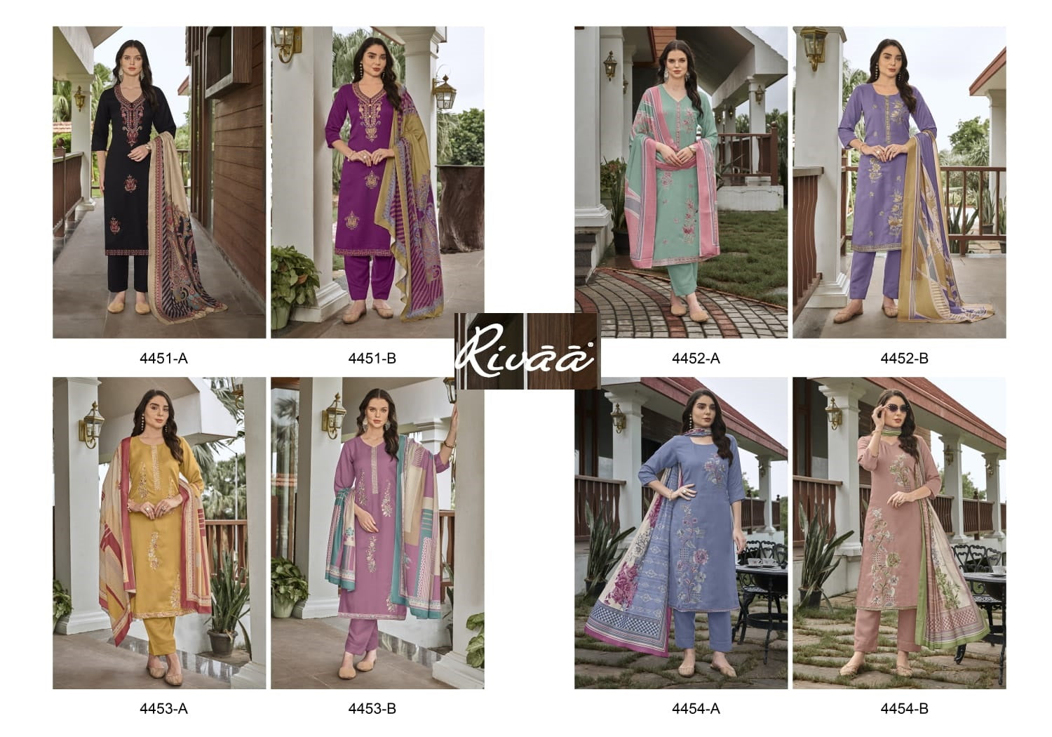 Bahaar 5 Rivaa Pashmina Suits Wholesale Price
