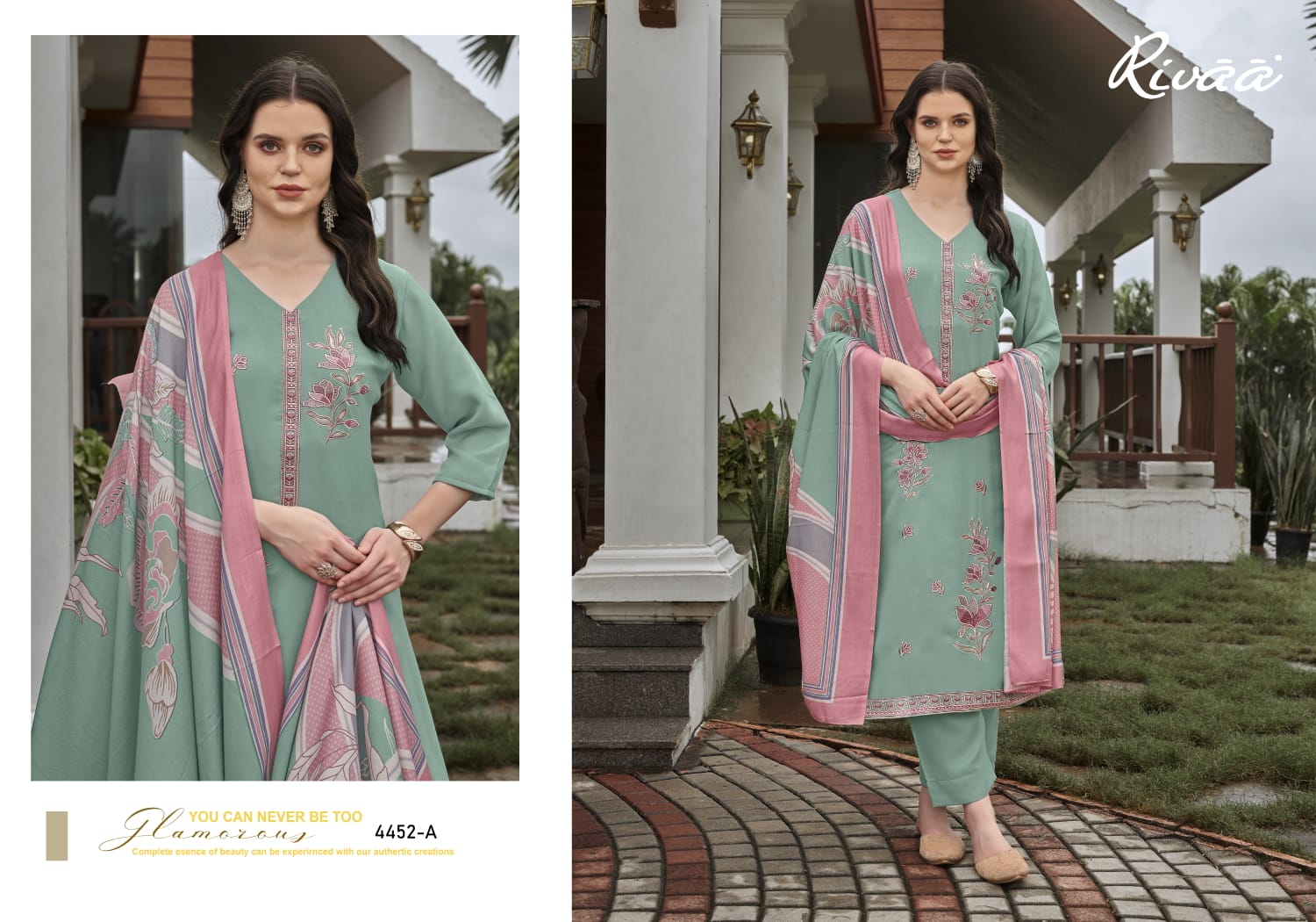 Bahaar 5 Rivaa Pashmina Suits Wholesale Price