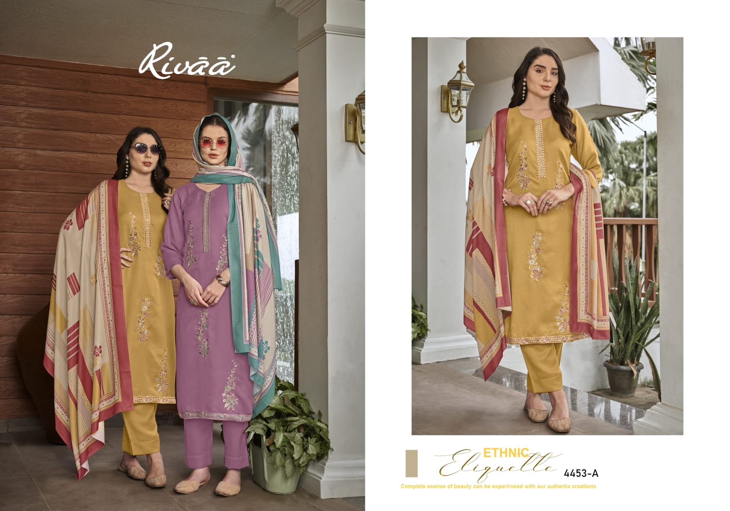 Bahaar 5 Rivaa Pashmina Suits Wholesale Price