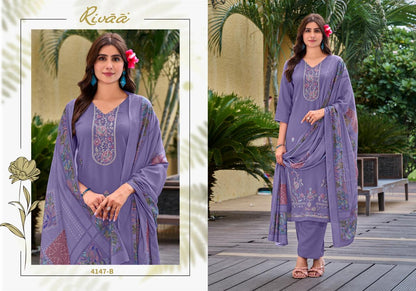 Bahaar 6 Rivaa Pashmina Suits Manufacturer