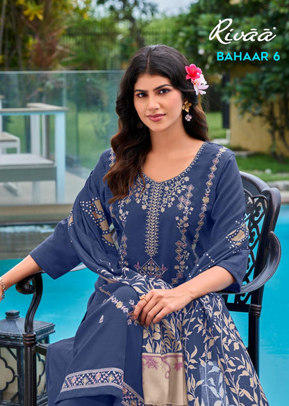Bahaar 6 Rivaa Pashmina Suits Manufacturer