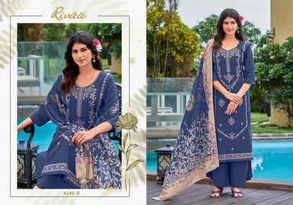 Bahaar 6 Rivaa Pashmina Suits Manufacturer