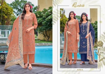 Bahaar 6 Rivaa Pashmina Suits Manufacturer