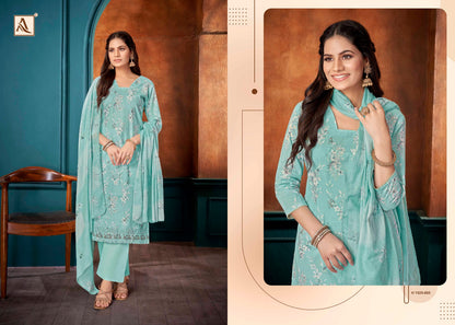 Bahaar Alok Cambric Cotton Karachi Salwar Suits Wholesale Price