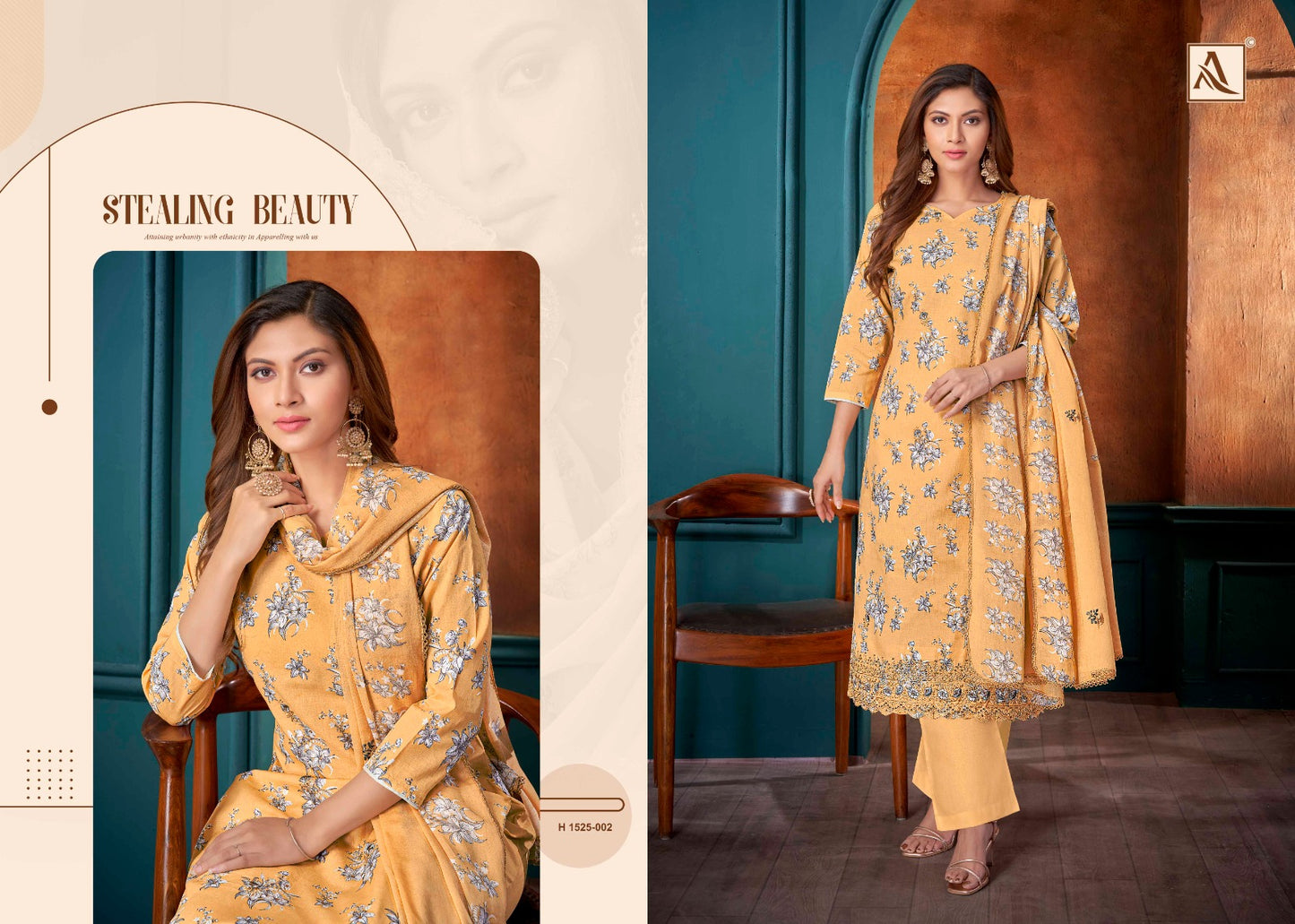 Bahaar Alok Cambric Cotton Karachi Salwar Suits Wholesale Price