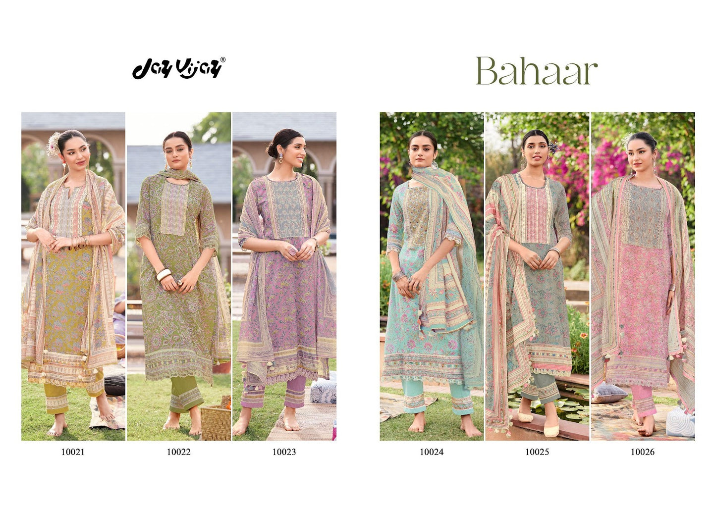 Bahaar Jay Vijay Mal Mal Pant Style Suits Manufacturer Gujarat