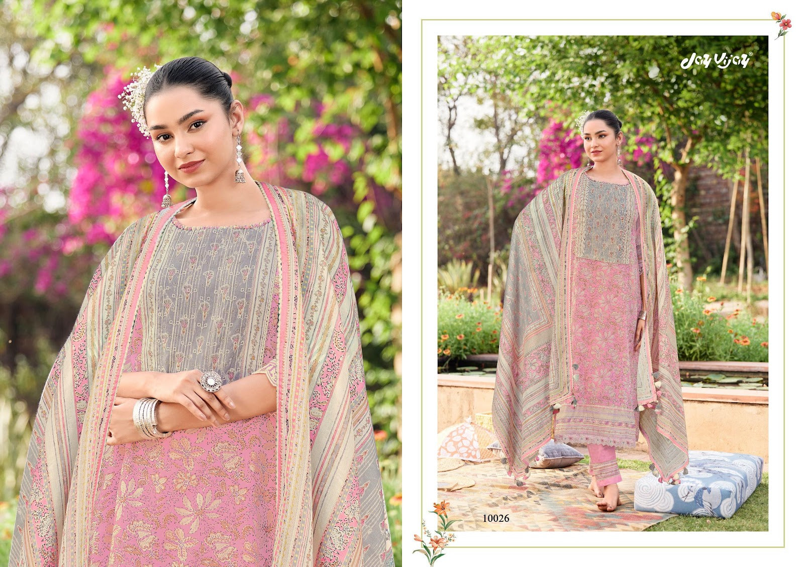 Bahaar Jay Vijay Mal Mal Pant Style Suits Manufacturer Gujarat