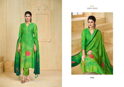 Bahaar Label Khoj Pure Muslin Readymade Pant Style Suits Supplier India