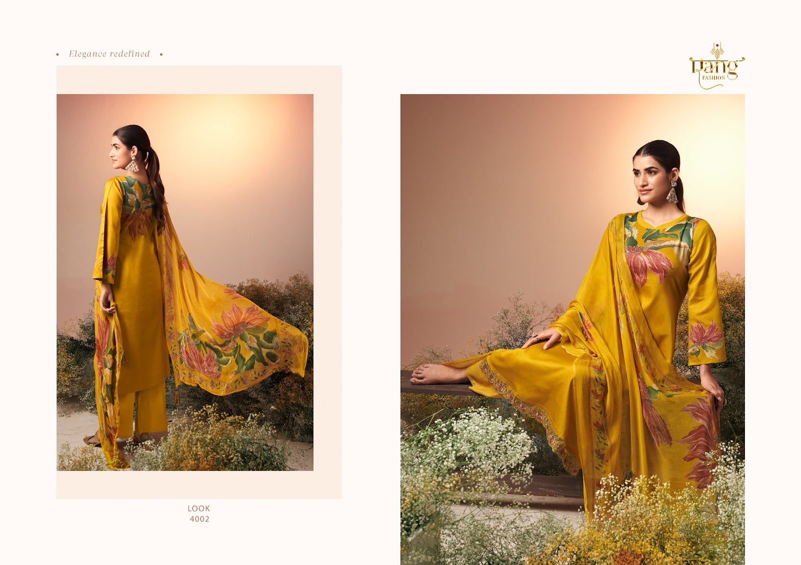 Bahaar Rang Fashion Jaam Silk Pant Style Suits Supplier India