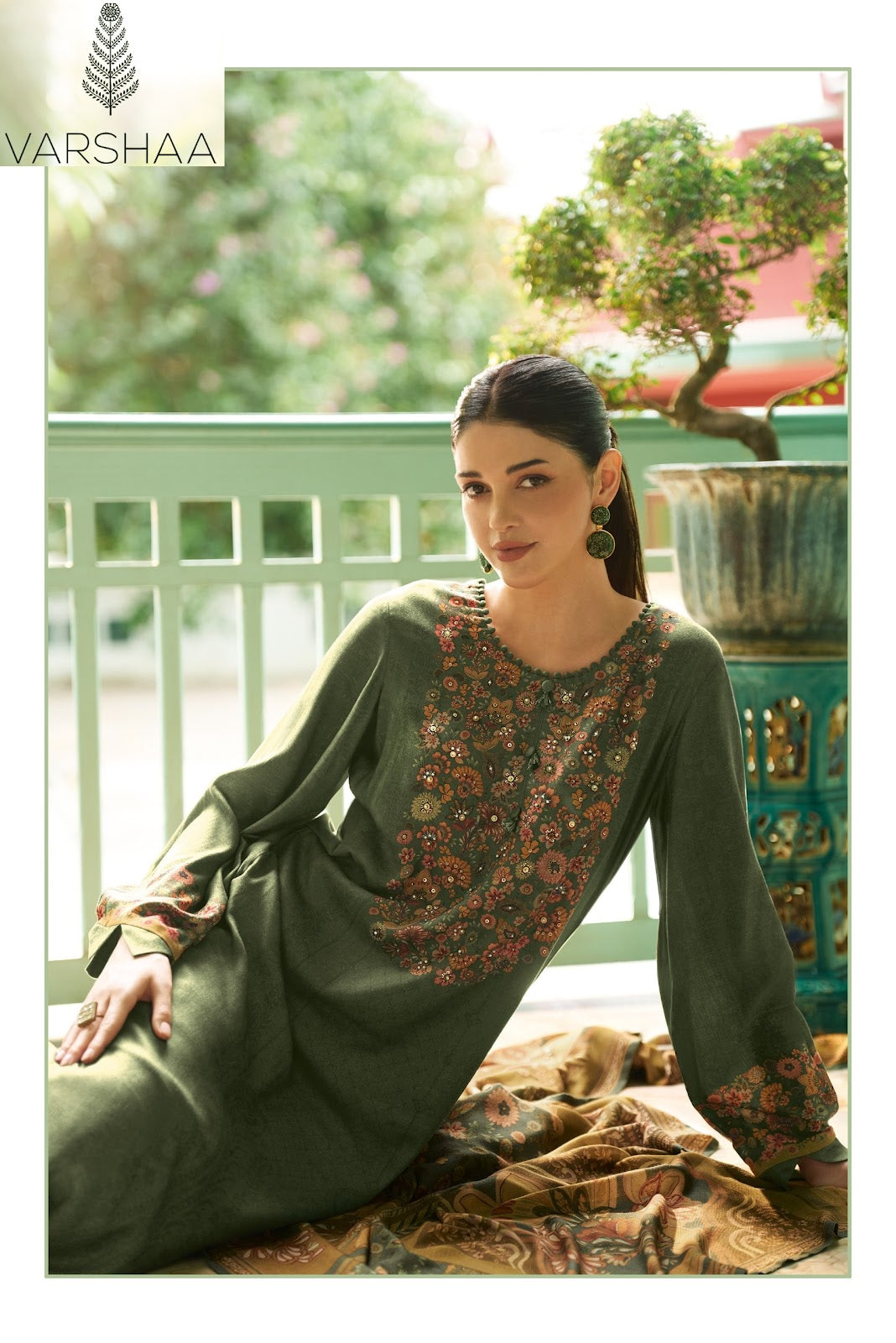 Bahaar Varshaa Pashmina Suits Exporter India