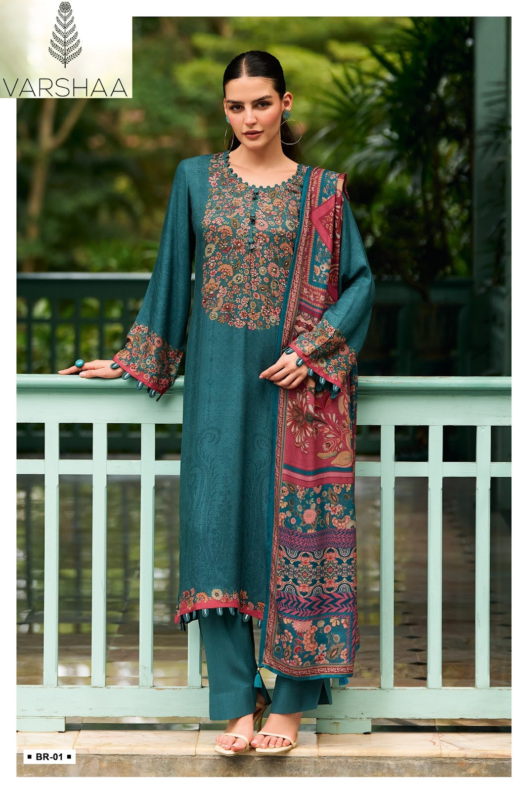 Bahaar Varshaa Pashmina Suits Exporter India