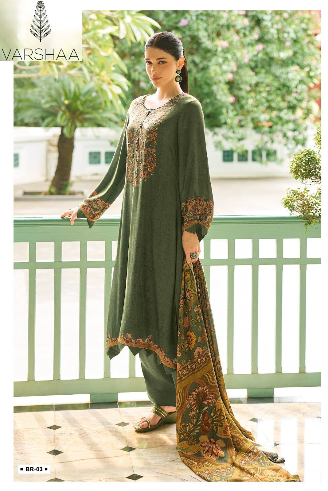 Bahaar Varshaa Pashmina Suits Exporter India