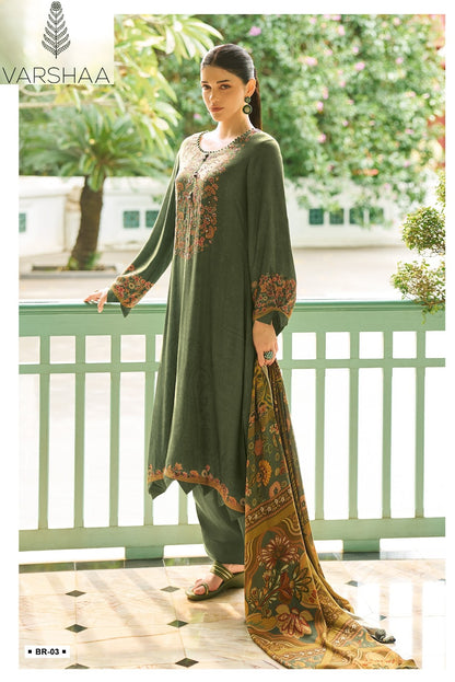 Bahaar Varshaa Pashmina Suits Exporter India