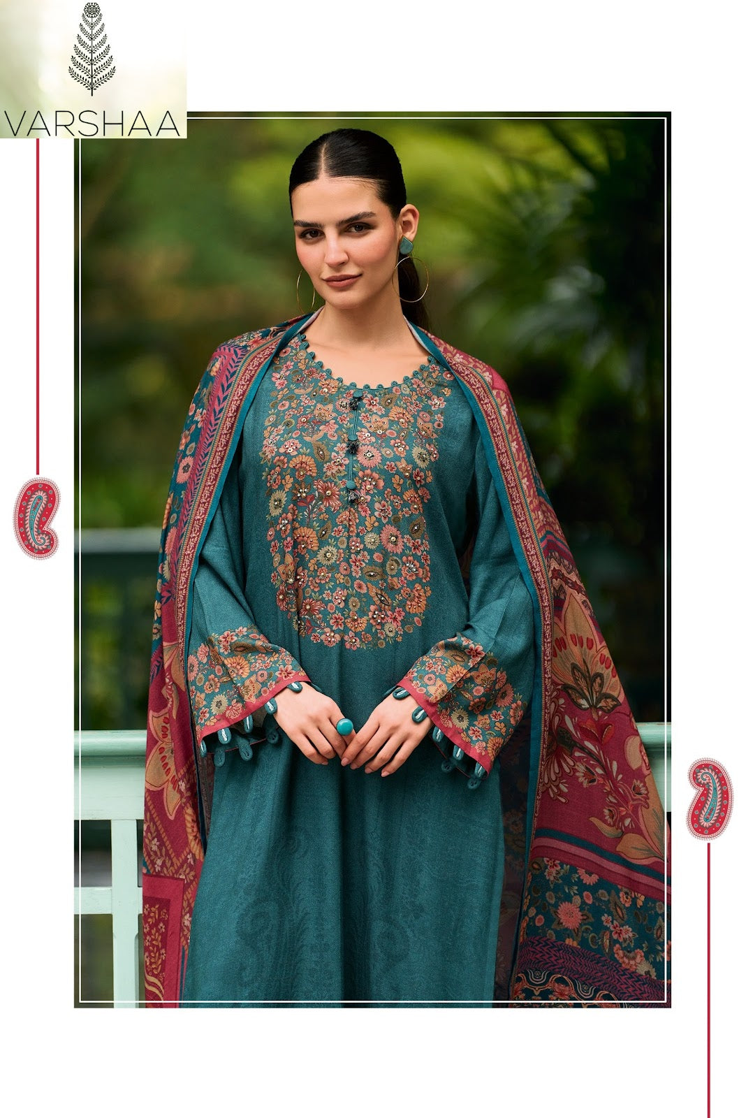 Bahaar Varshaa Pashmina Suits Exporter India