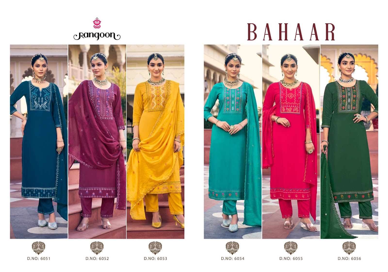 Bahar Rangoon Readymade Suits Wholesaler Ahmedabad