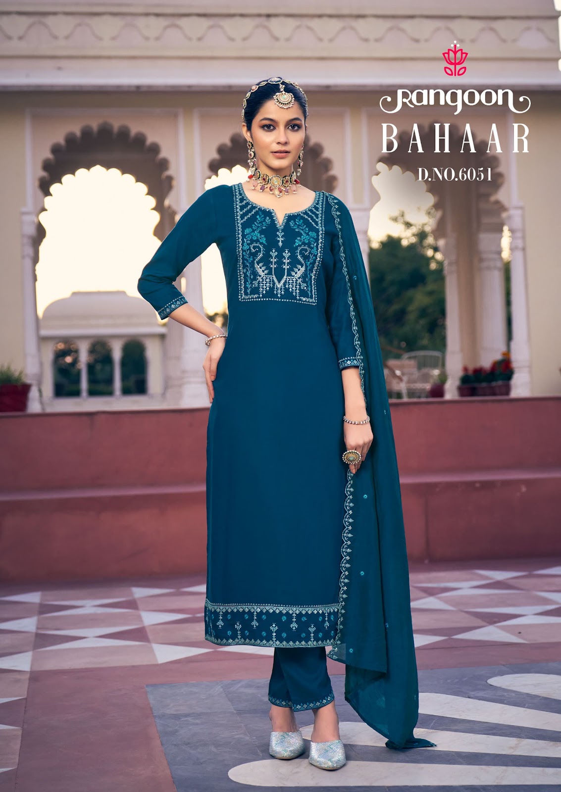 Bahar Rangoon Readymade Suits Wholesaler Ahmedabad