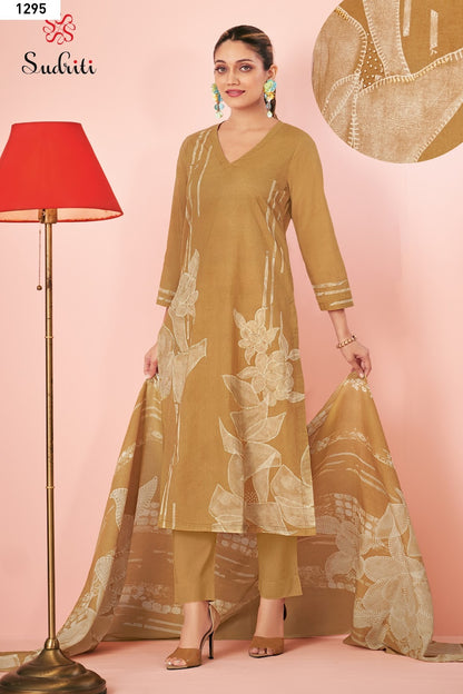 Bahar Sudriti Sahiba Pure Cotton Plazzo Style Suits Supplier