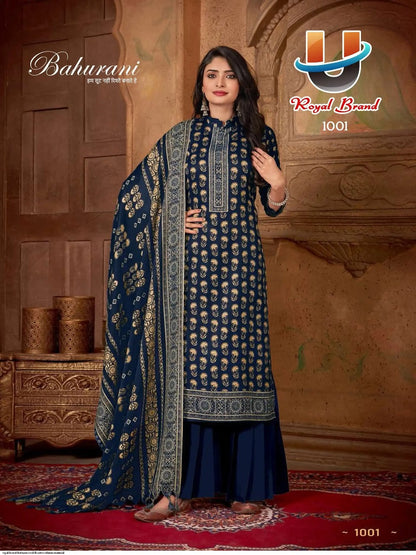 Bahurani Vol 8 Royal Brand Cotton Karachi Salwar Suits Wholesale Rate