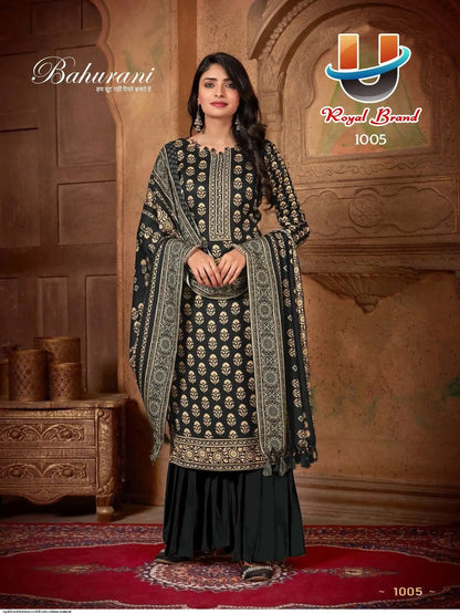 Bahurani Vol 8 Royal Brand Cotton Karachi Salwar Suits Wholesale Rate