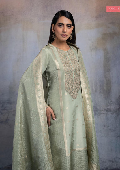Baish Naariti Silk Jacquard Salwar Suits Wholesale Rate
