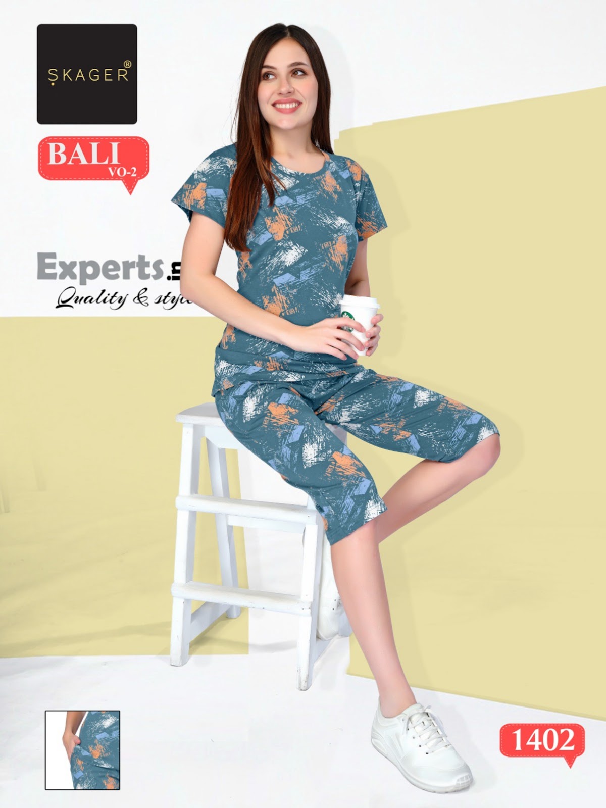 Bali Vol 2 Skager Hosiery Capri Night Suits Supplier
