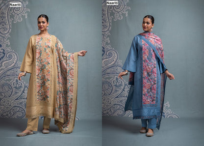 Balka 2662 Naariti Mul Chanderi Pant Style Suits Manufacturer