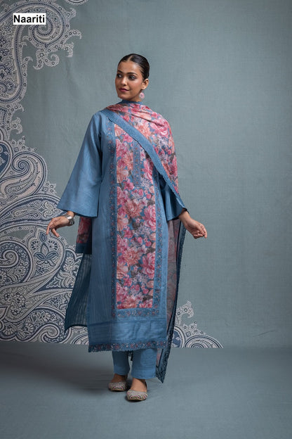 Balka 2662 Naariti Mul Chanderi Pant Style Suits Manufacturer