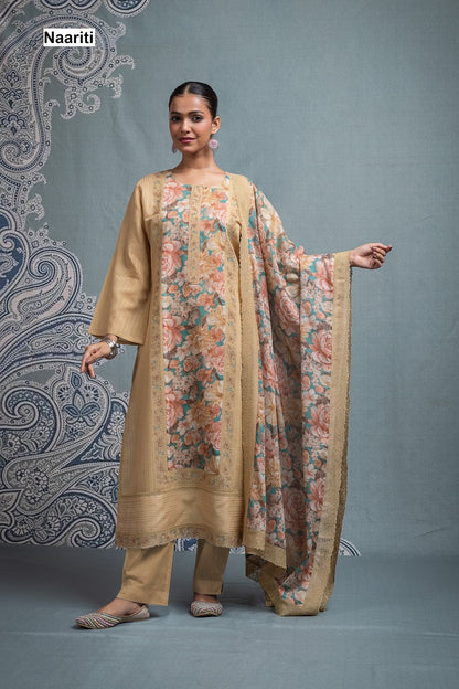 Balka 2662 Naariti Mul Chanderi Pant Style Suits Manufacturer