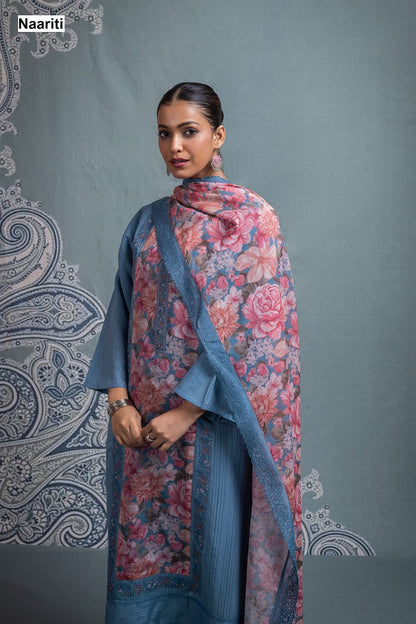 Balka 2662 Naariti Mul Chanderi Pant Style Suits Manufacturer