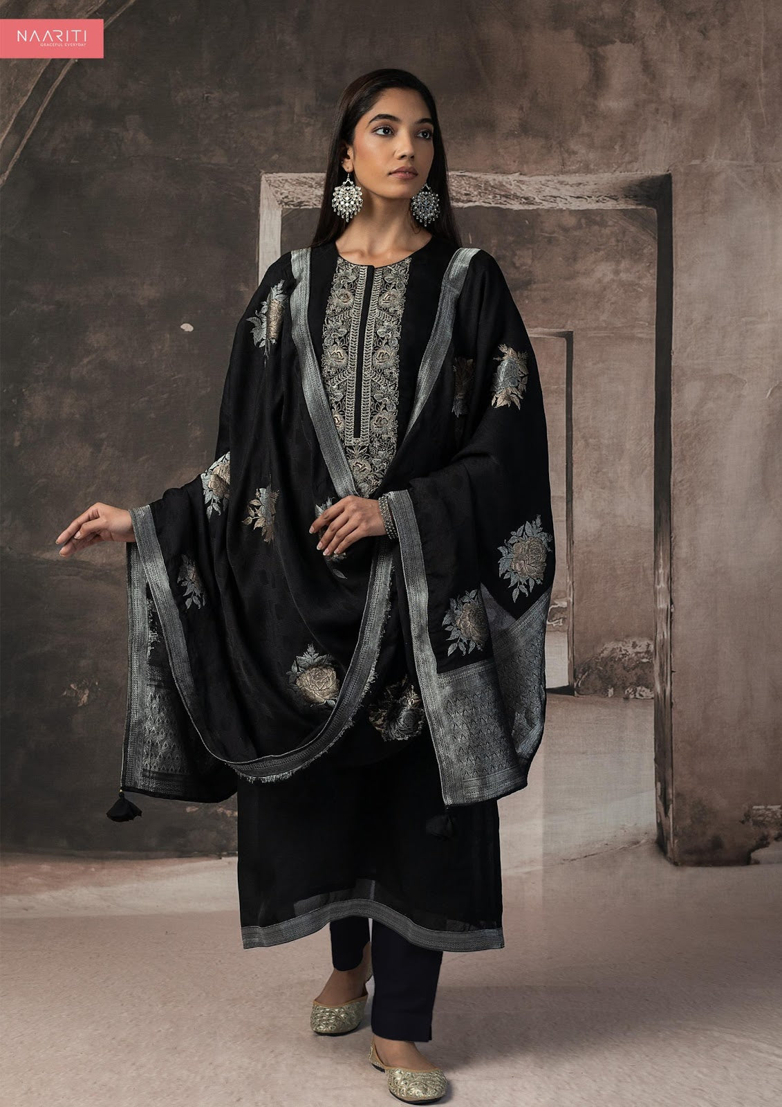 Balqeez Naariti Silk Pant Style Suits Manufacturer