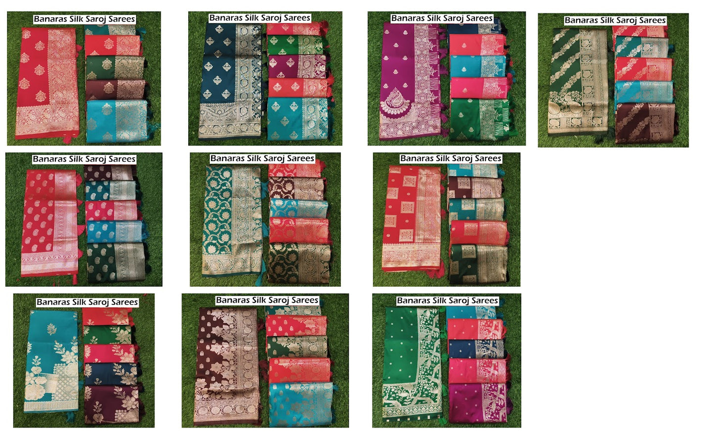 Banaras Silk Saroj Sarees Exporter Ahmedabad