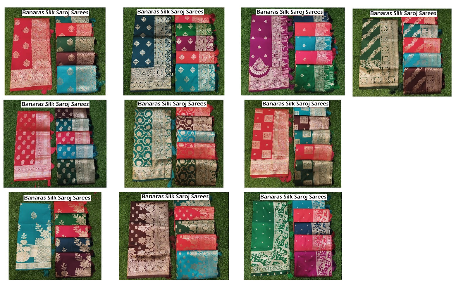 Banaras Silk Saroj Sarees Exporter Ahmedabad