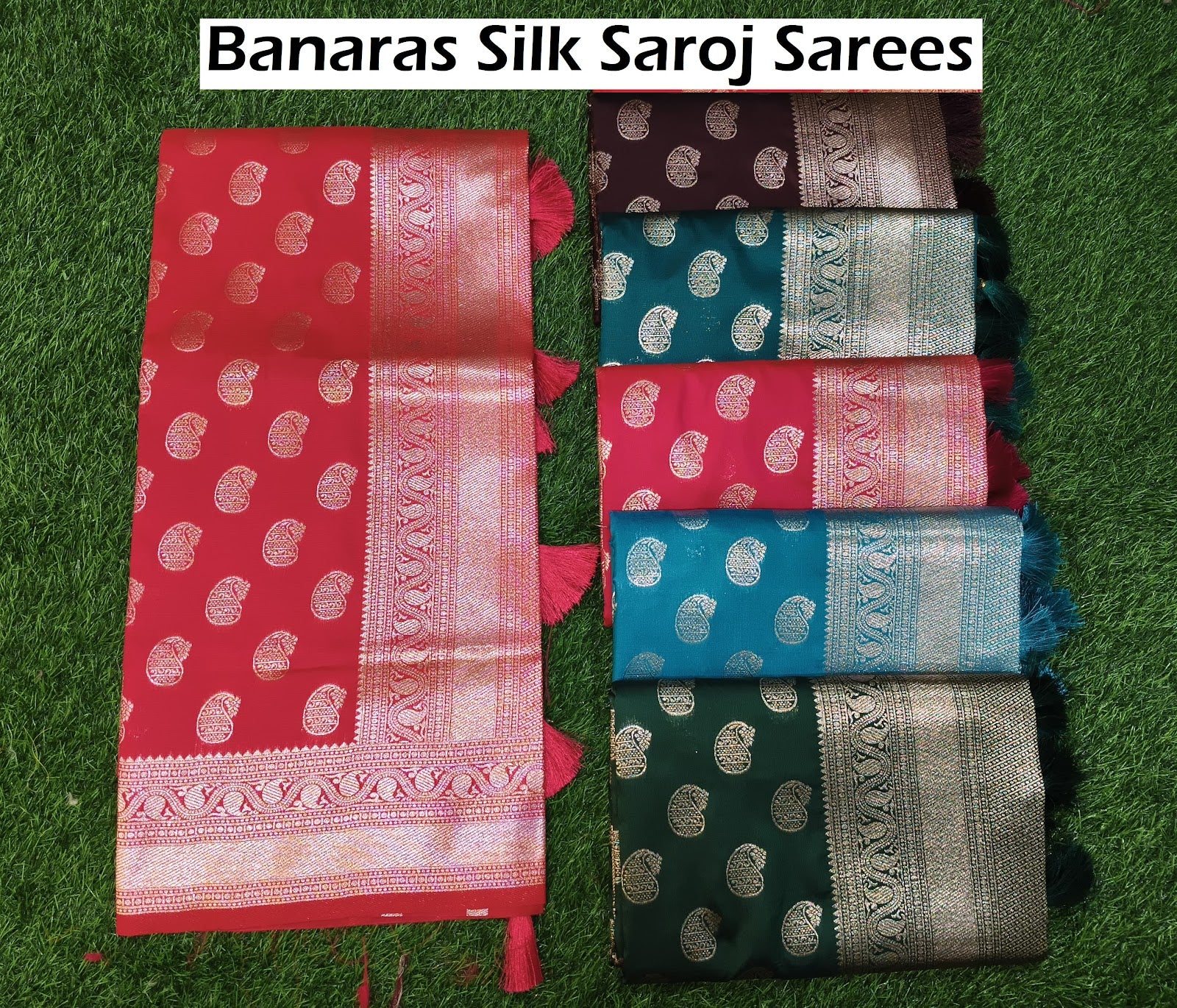 Banaras Silk Saroj Sarees Exporter Ahmedabad