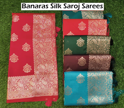 Banaras Silk Saroj Sarees Exporter Ahmedabad