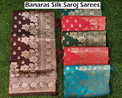 Banaras Silk Saroj Sarees Exporter Ahmedabad