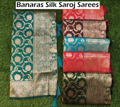 Banaras Silk Saroj Sarees Exporter Ahmedabad