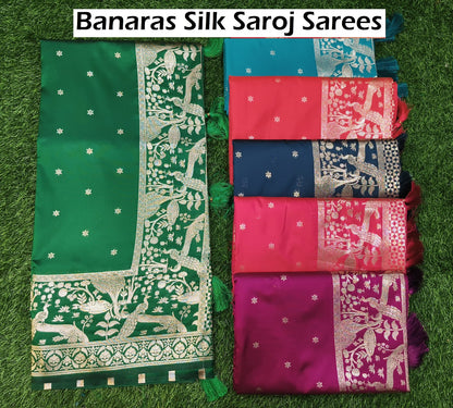 Banaras Silk Saroj Sarees Exporter Ahmedabad