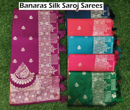 Banaras Silk Saroj Sarees Exporter Ahmedabad
