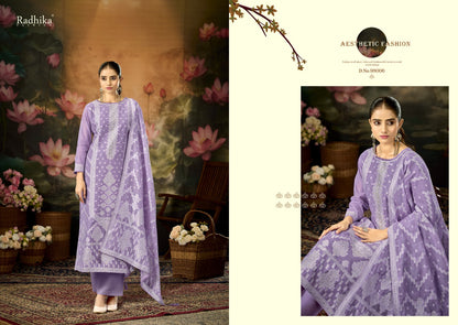 Banarasi Adha Vol 12 Radhika Fashion Azara Cotton Jam Karachi Salwar Suits Manufacturer Ahmedabad