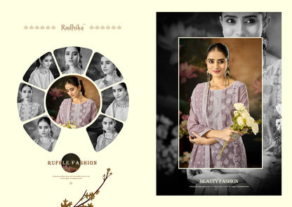 Banarasi Adha Vol 12 Radhika Fashion Azara Cotton Jam Karachi Salwar Suits Manufacturer Ahmedabad