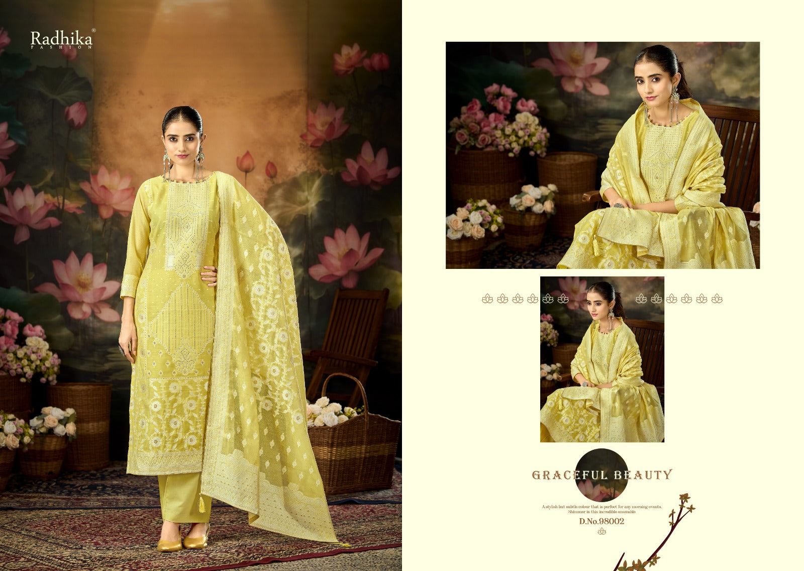 Banarasi Adha Vol 12 Radhika Fashion Azara Cotton Jam Karachi Salwar Suits Manufacturer Ahmedabad