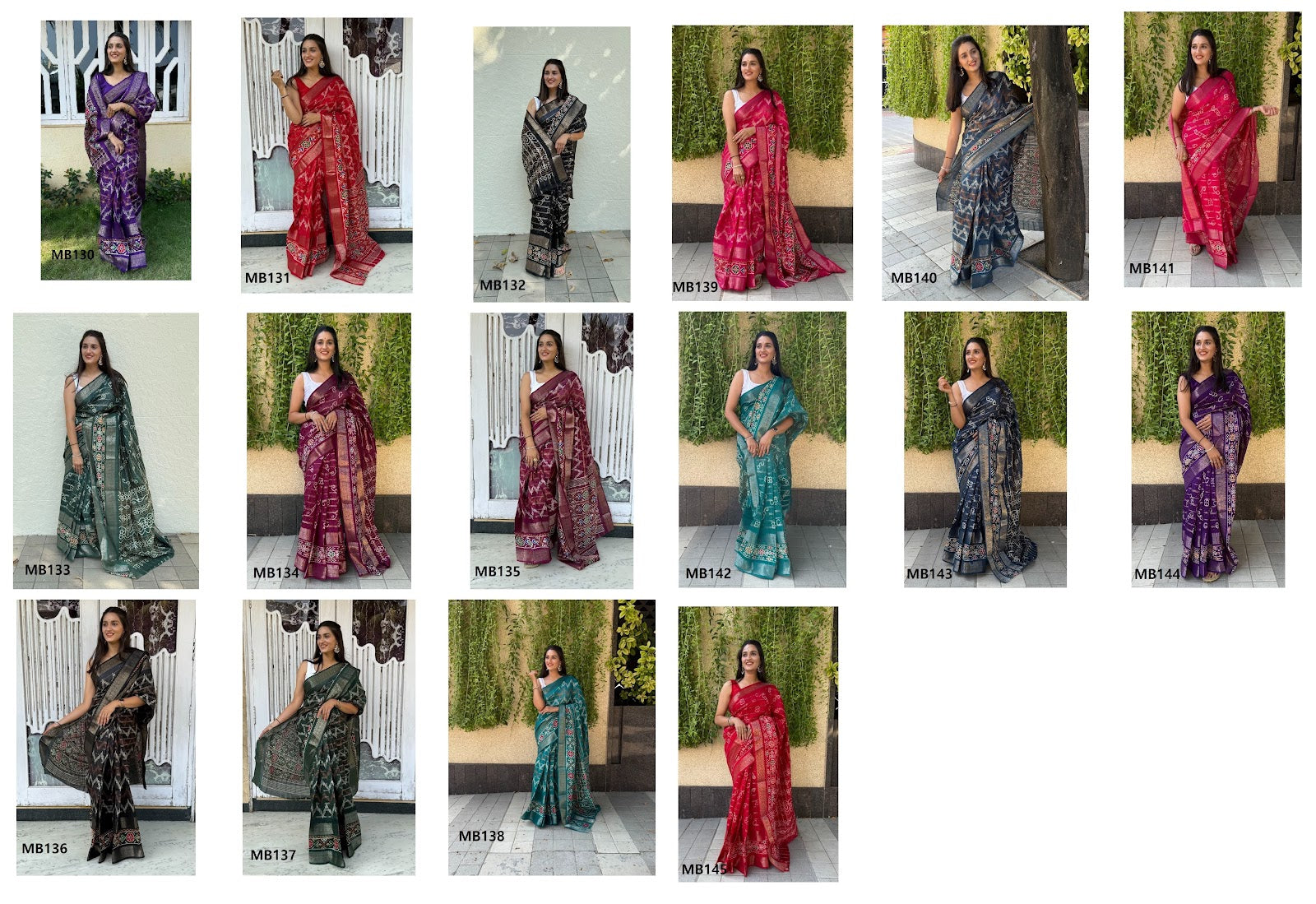 Bandhani Candy Cotton Mira Bela Cotton Silk Sarees Wholesale