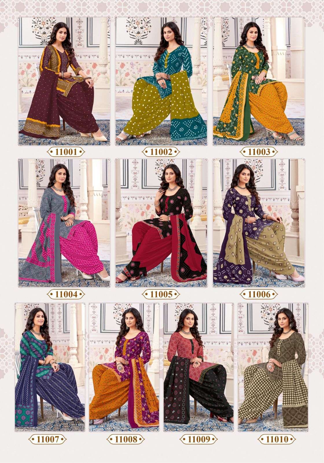 Bandhani Special Vol 11 Miss World Choice Cotton Dress Material Exporter India