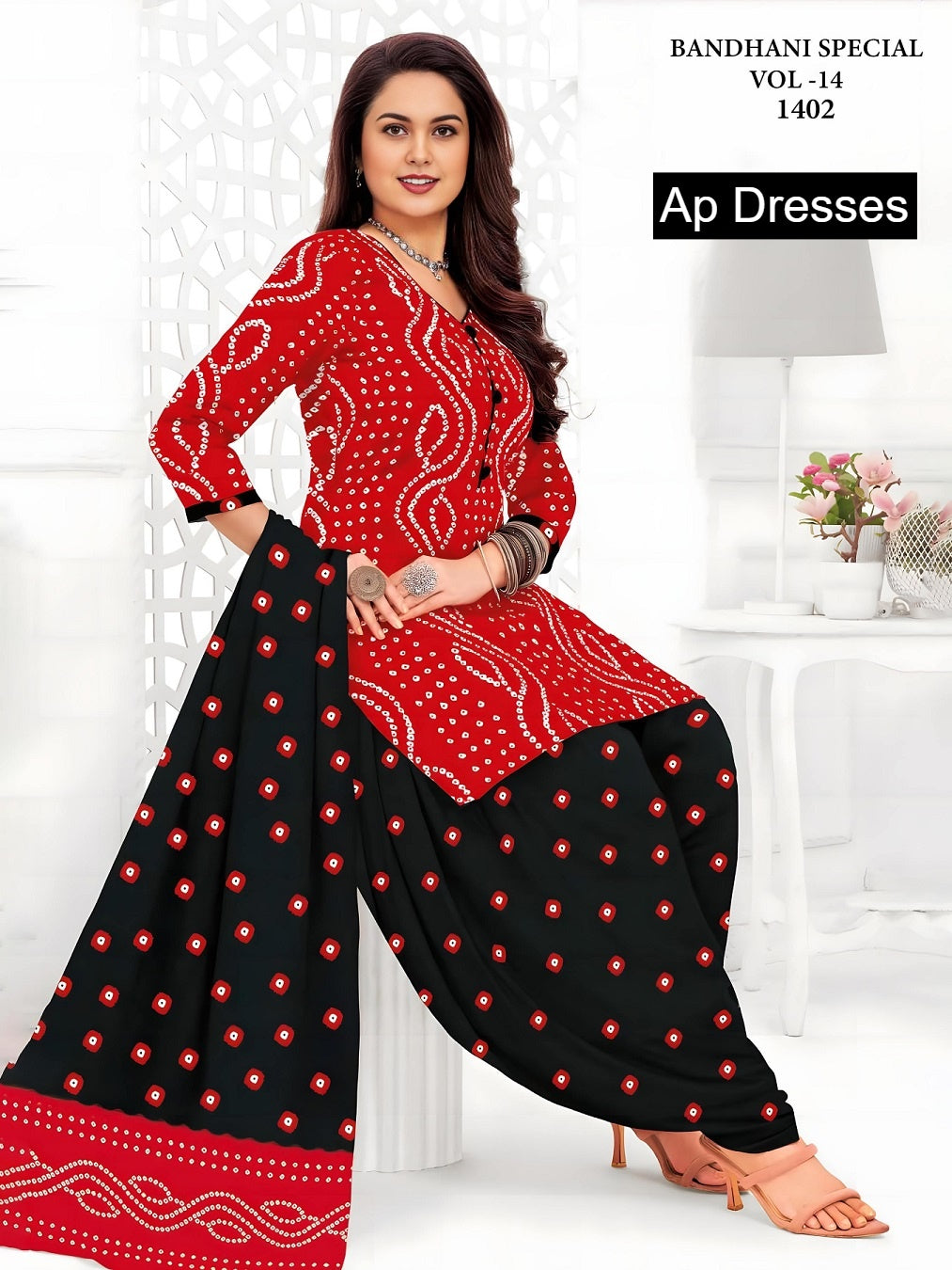 Bandhani Special Vol 14 Ap Dresses Cotton Dress Material Exporter India