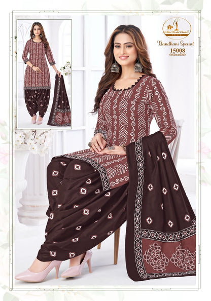 Bandhani Special Vol 15 Miss World Choice Cotton Dress Material Manufacturer India