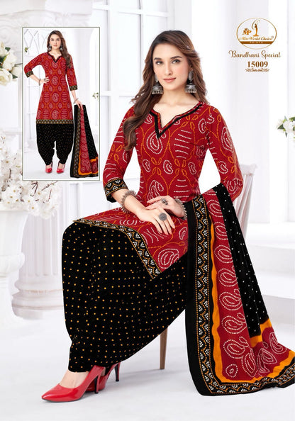 Bandhani Special Vol 15 Miss World Choice Cotton Dress Material Manufacturer India