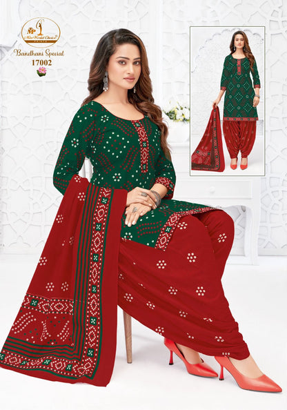 Bandhani Special Vol 17 Miss World Choice Cotton Dress Material Supplier
