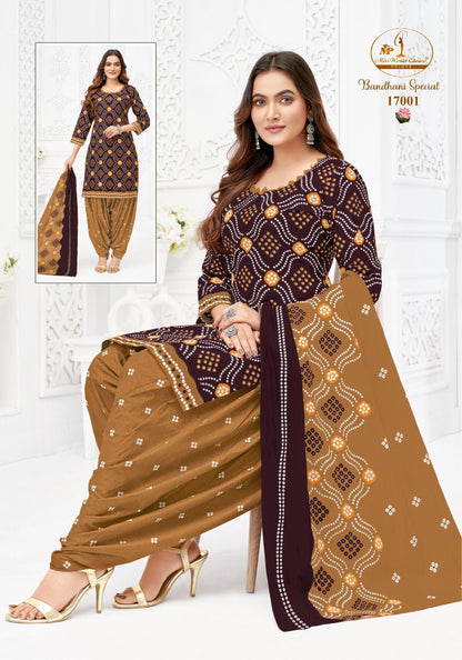 Bandhani Special Vol 17 Miss World Choice Cotton Dress Material Supplier