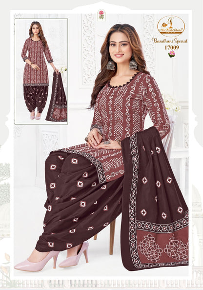 Bandhani Special Vol 17 Miss World Choice Cotton Dress Material Supplier