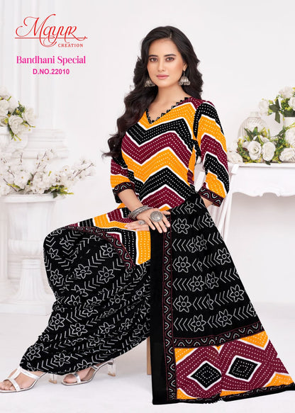 Bandhani Special Vol 22 Mayur Creation Cotton Dress Material Wholesale Price